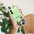Dreamy Duo Customize Transparent Silicon Case For iQOO Z9 5G