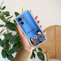 Dreamy Duo Customize Transparent Silicon Case For Motorola Edge 40 5G