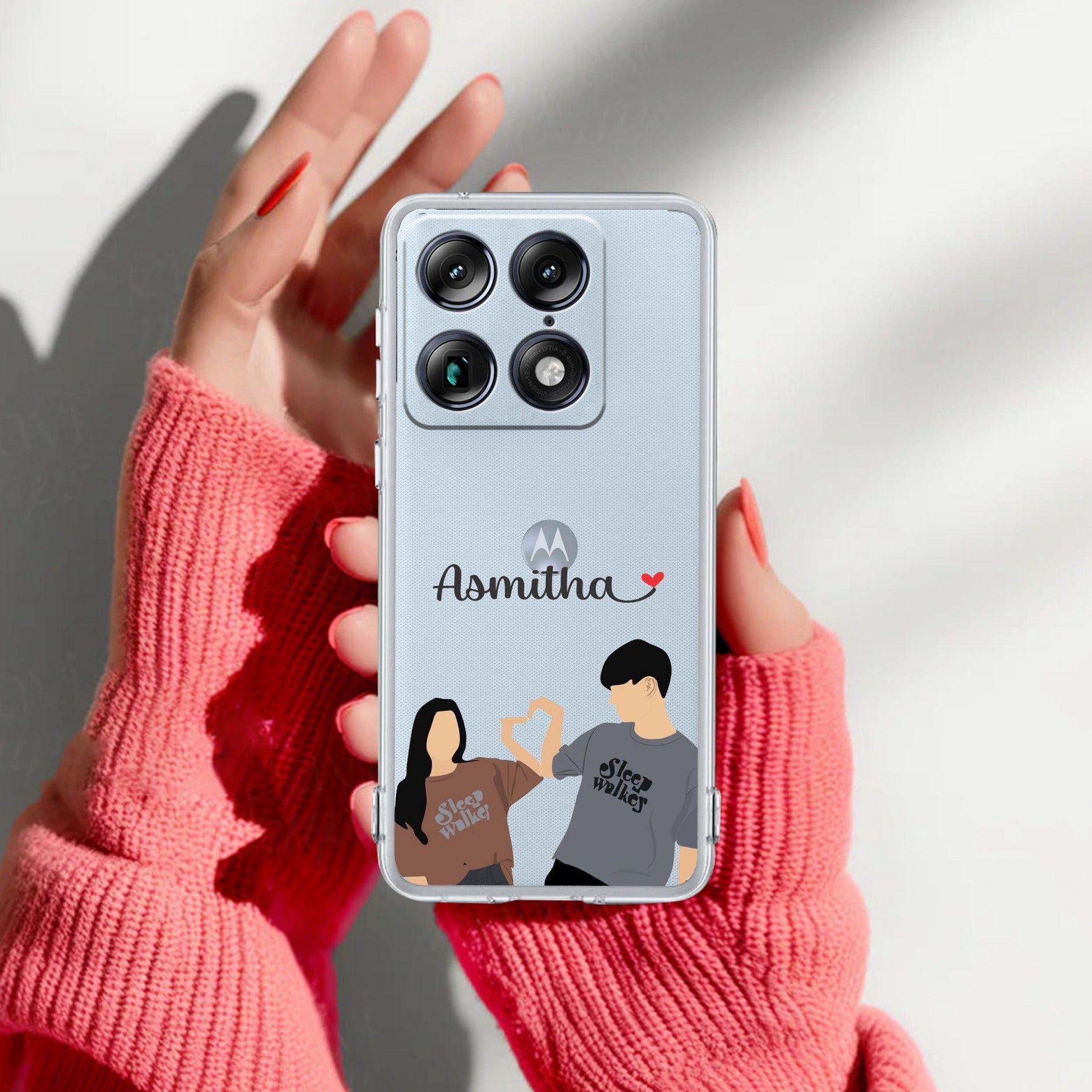 Dreamy Duo Customize Anti Yellow Case For Motorola Signature 5G