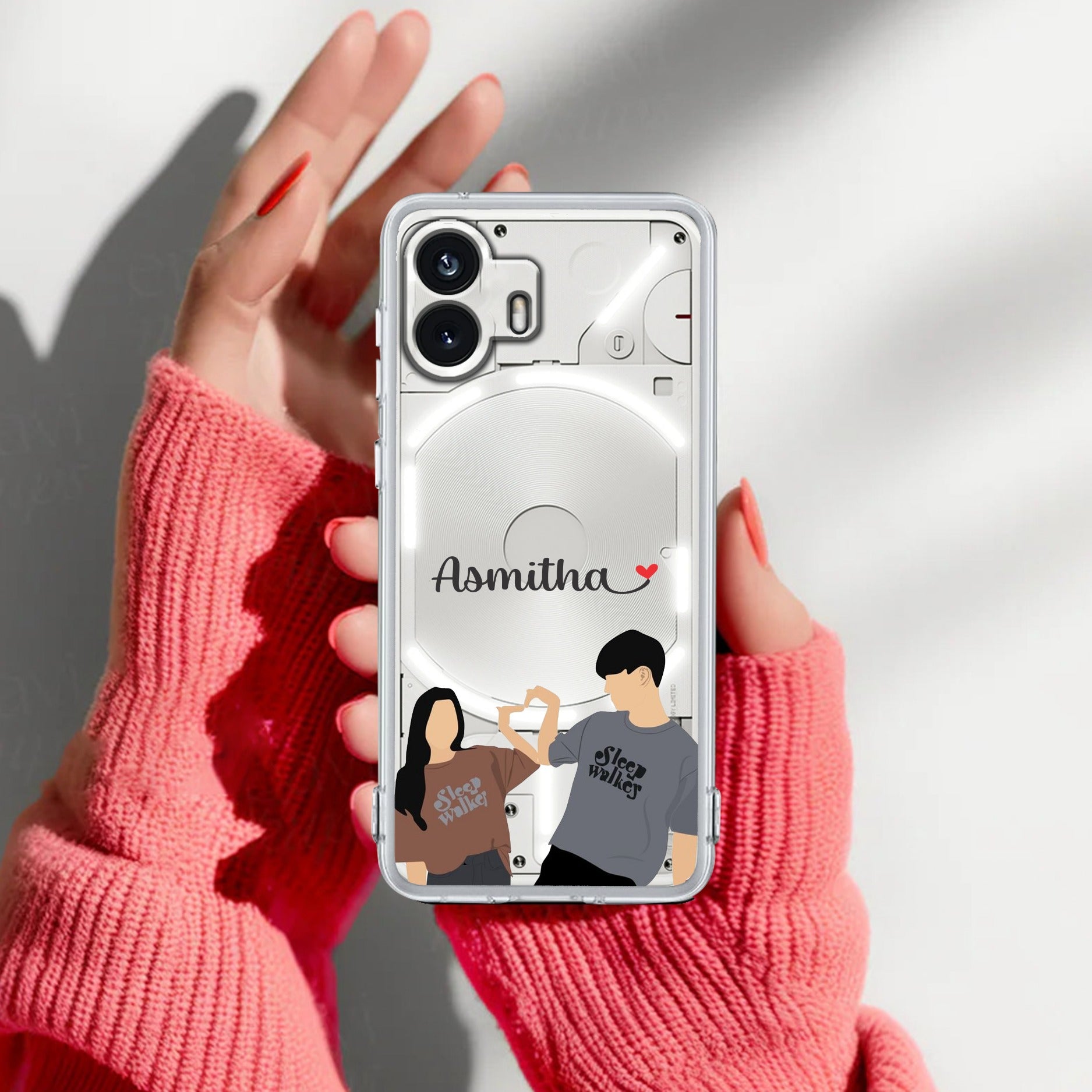 Dreamy Duo Customize Anti Yellow Case For Nothing Phone 2