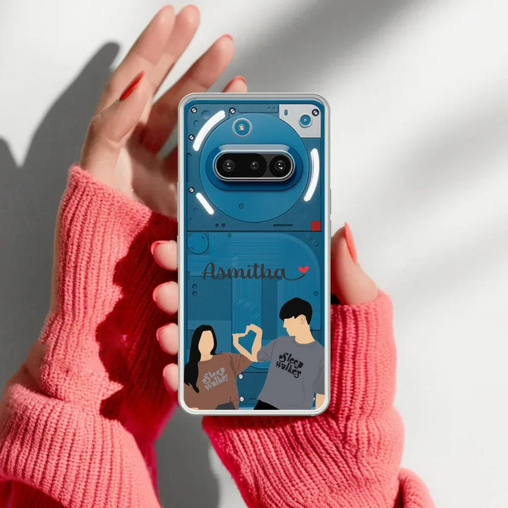 Dreamy Duo Customize Transparent Silicon Case For Nothing - ShopOnCliQ
