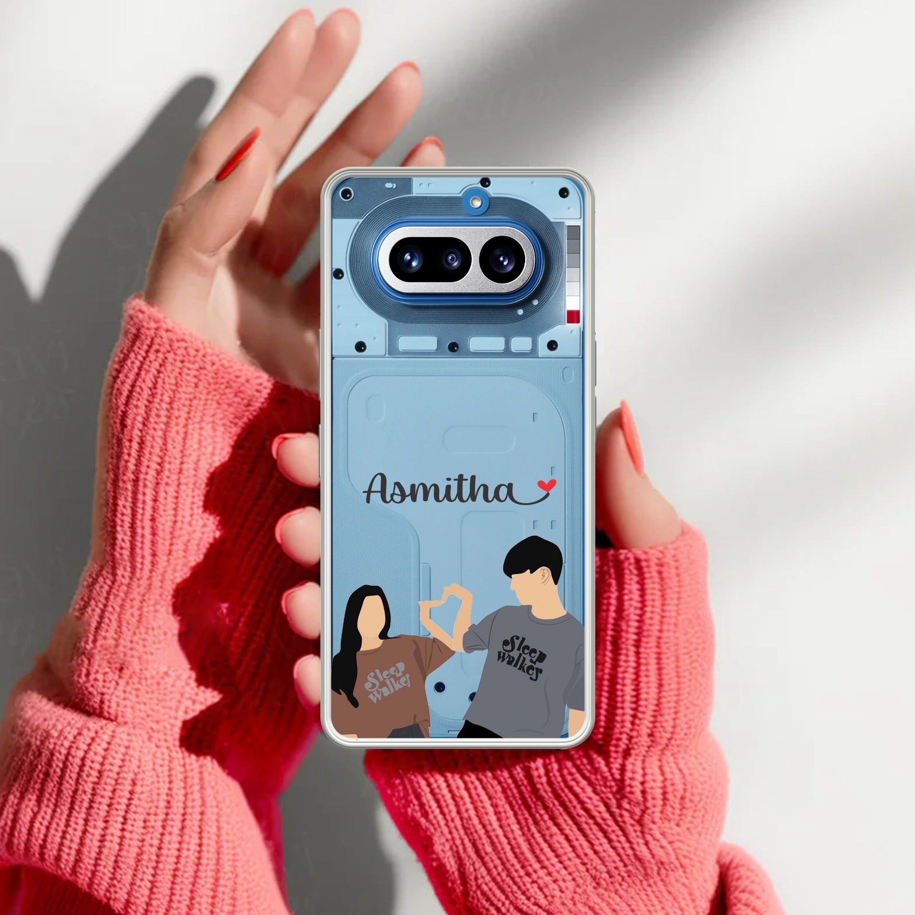 Dreamy Duo Customize Anti Yellow Case For Nothing Phone 4A 5G