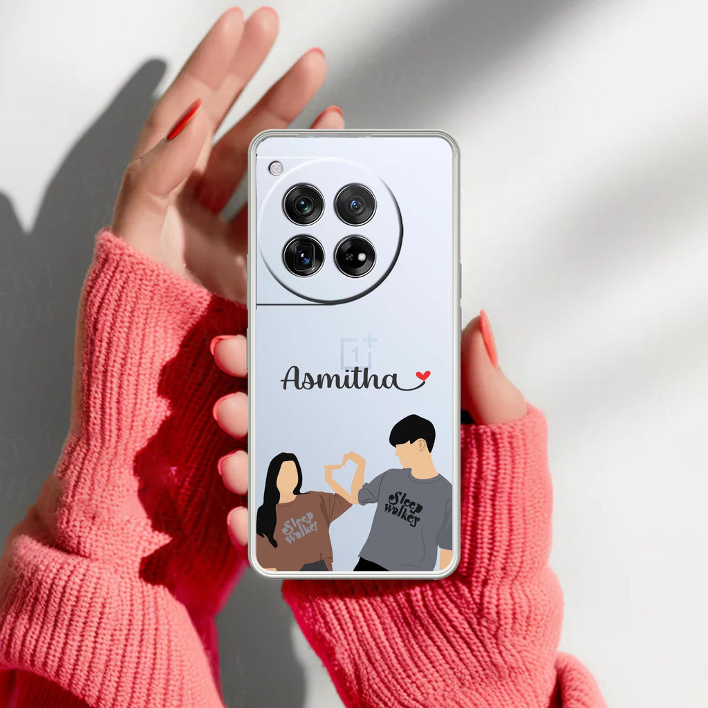Dreamy Duo Customize Anti Yellow Case For OnePlus 12 5G