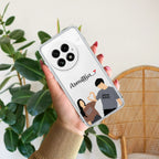 Dreamy Duo Customize Transparent Silicon Case For OnePlus Nord 2T 5G