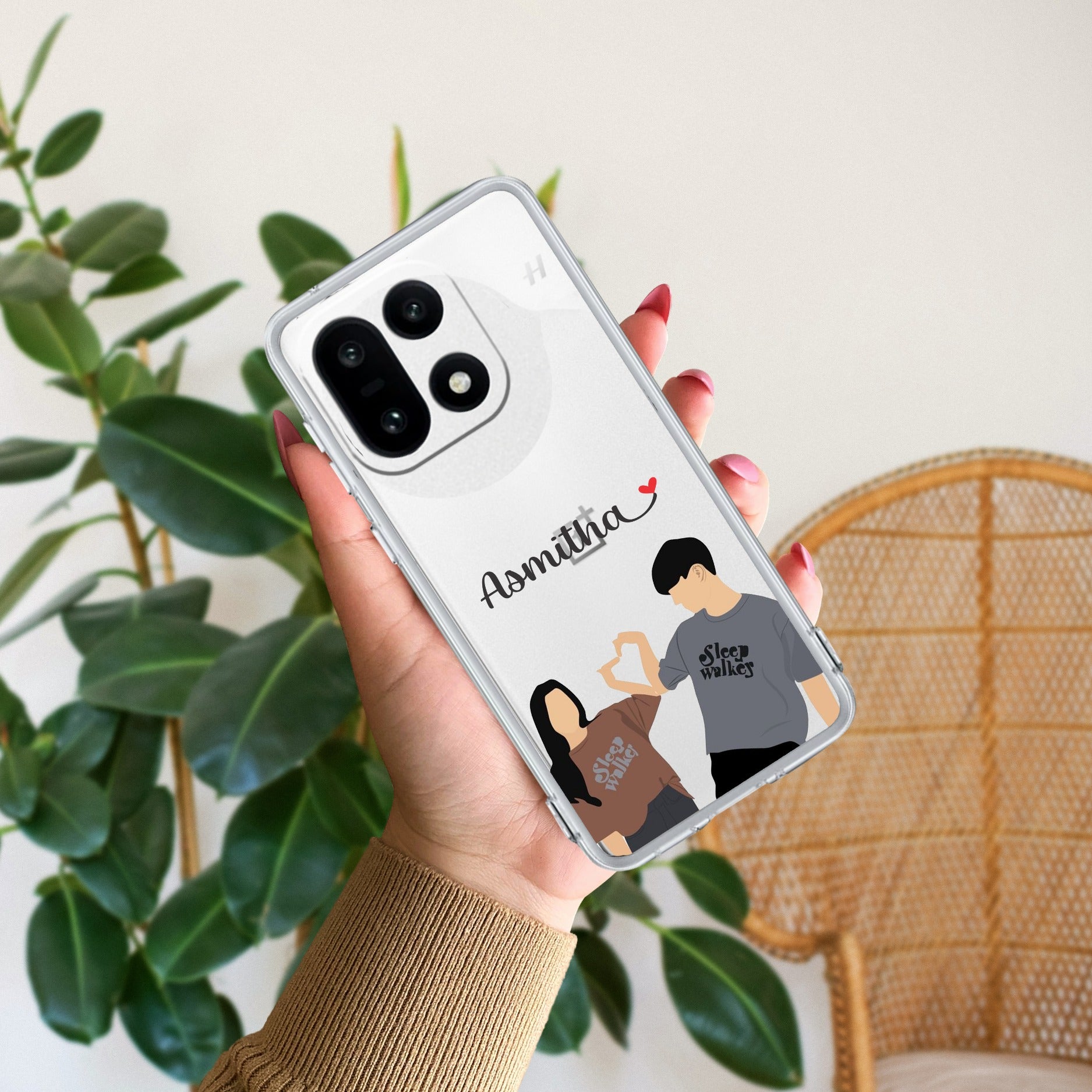 Dreamy Duo Customize Anti Yellow Case For OnePlus 15 5G