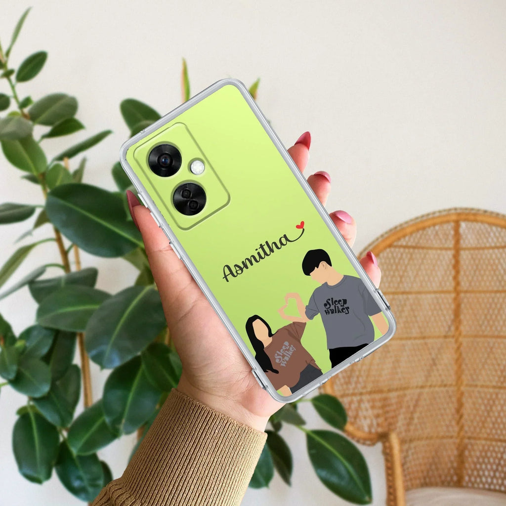 Dreamy Duo Customize Transparent Silicon Case For OnePlus - ShopOnCliQ