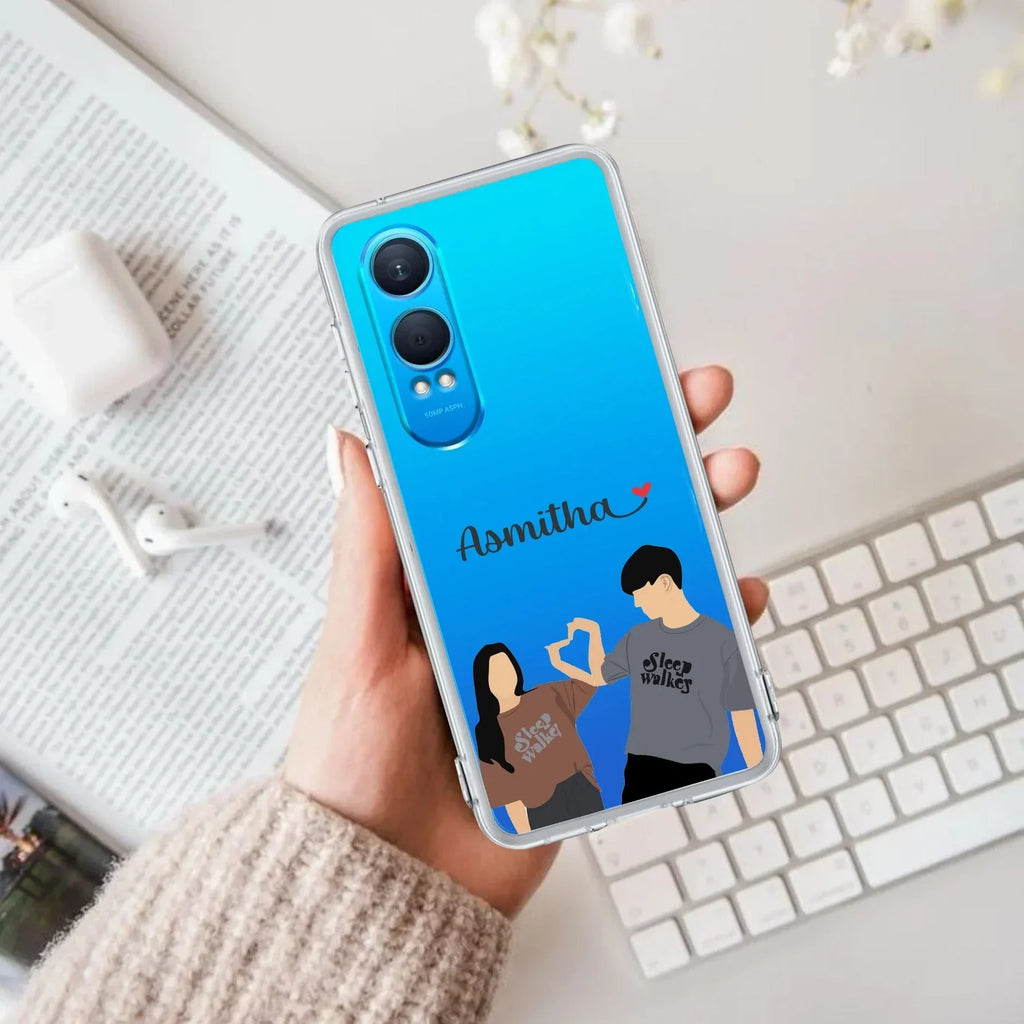 Dreamy Duo Customize Transparent Silicon Case For OnePlus - ShopOnCliQ