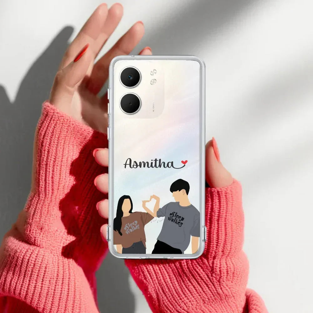 Dreamy Duo Customize Anti Yellow Case For Oppo A5X 5G