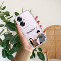 Dreamy Duo Customize Transparent Silicon Case For Oppo F25 Pro 5G