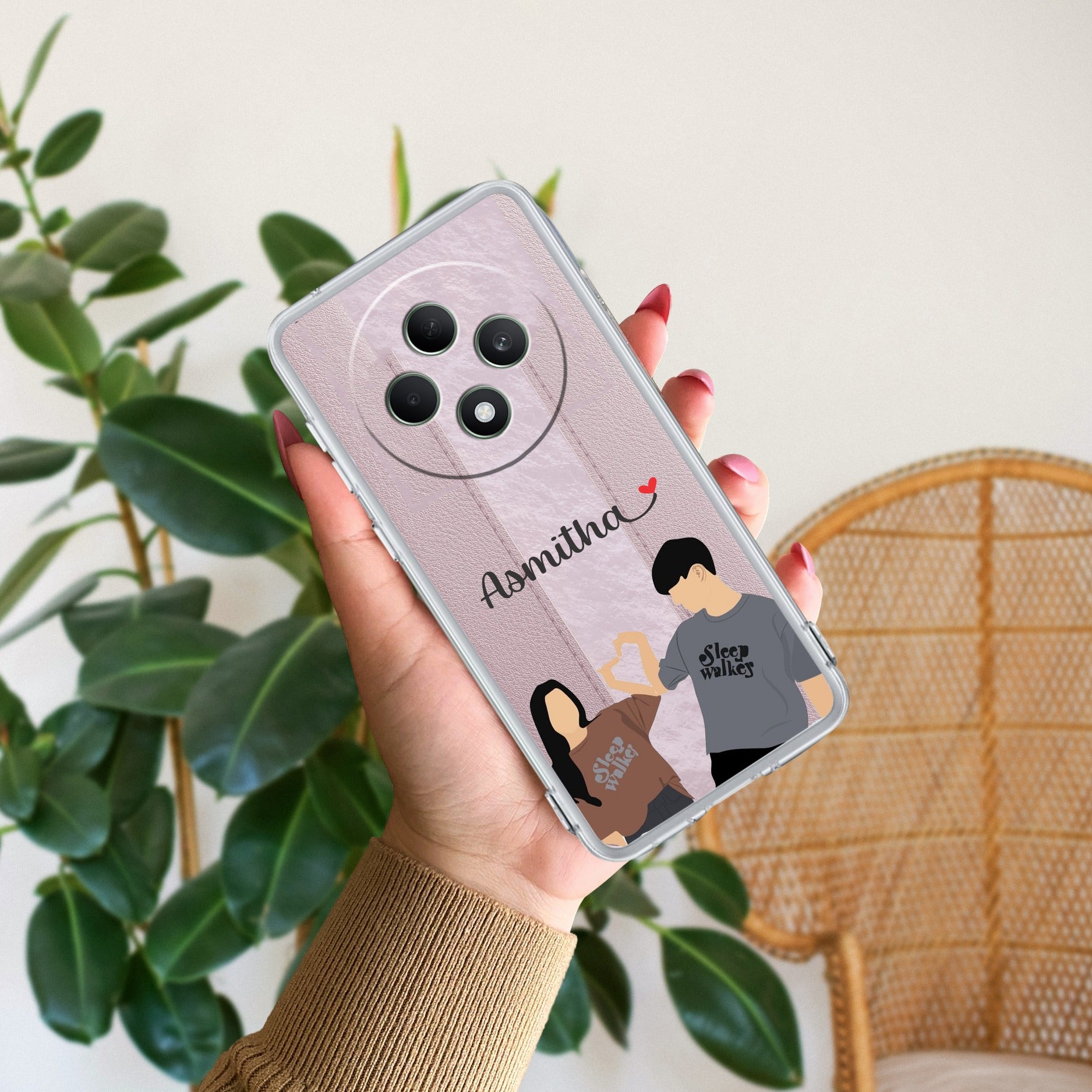 Dreamy Duo Customize Anti Yellow Case For Oppo F27 5G