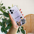 Dreamy Duo Customize Transparent Silicon Case For Oppo F33 Pro 5G