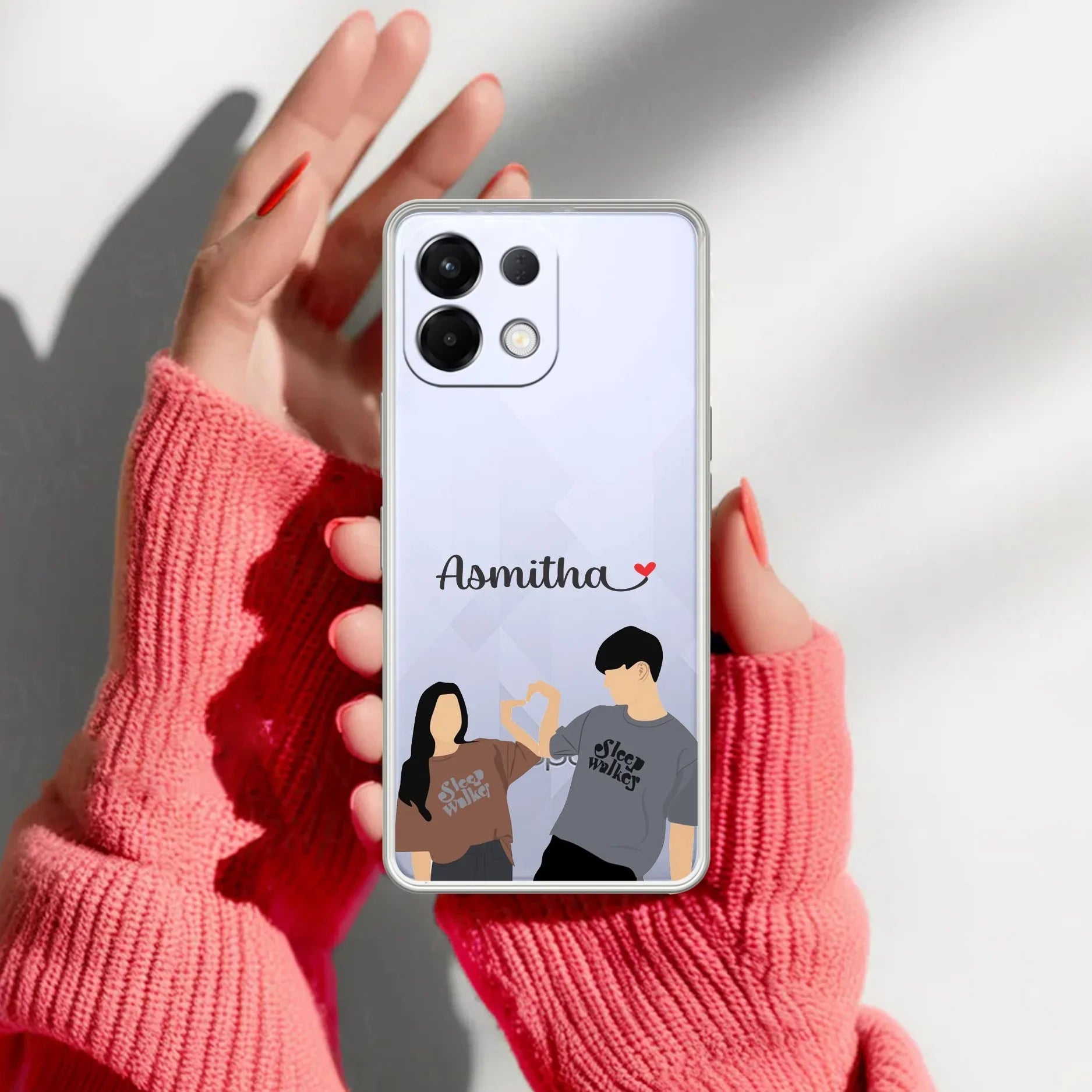 Dreamy Duo Customize Transparent Silicon Case For Oppo - ShopOnCliQ