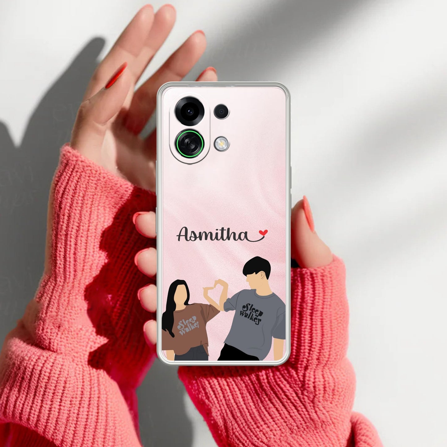 Dreamy Duo Customize Transparent Silicon Case For Oppo