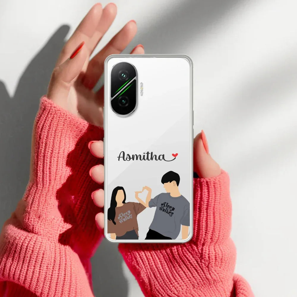 Dreamy Duo Customize Transparent Silicon Case For Poco - ShopOnCliQ