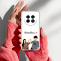 Dreamy Duo Customize Transparent Silicon Case For Realme 14 Pro Lite 5G