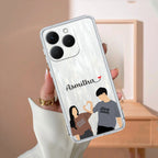 Dreamy Duo Customize Transparent Silicon Case For Realme/Narzo - ShopOnCliQ