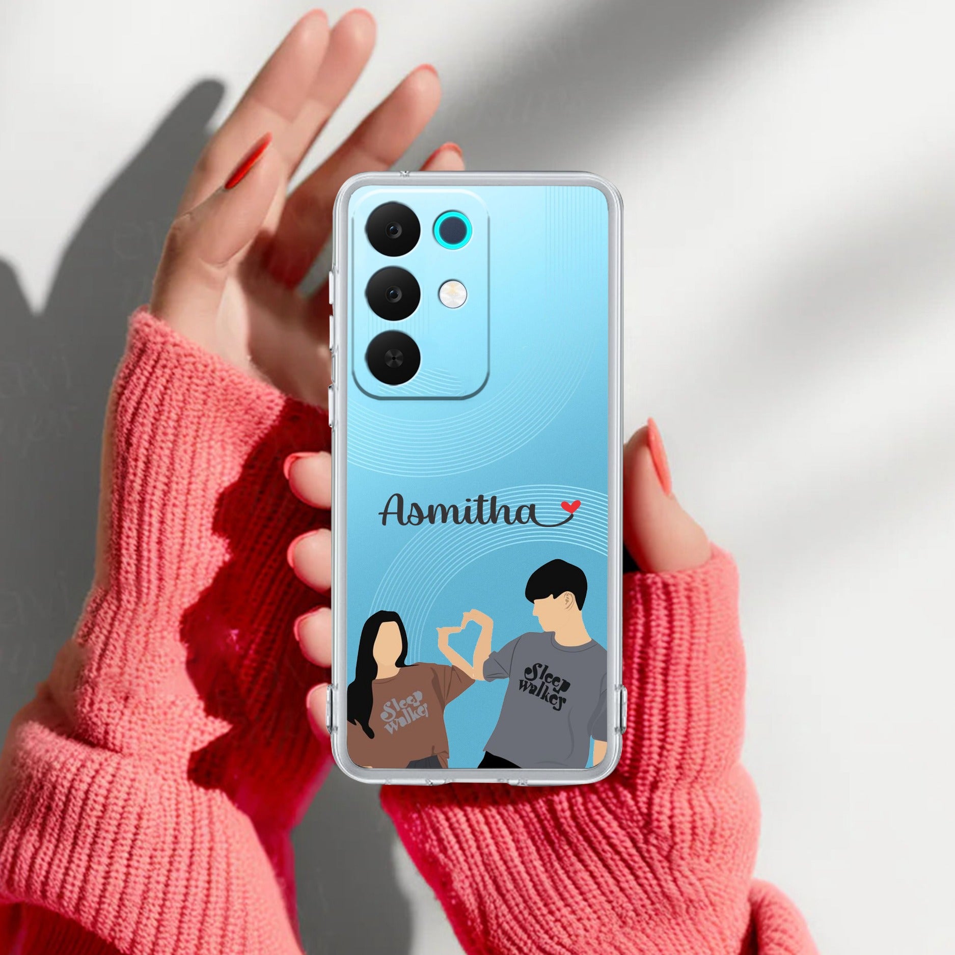 Dreamy Duo Customize Anti Yelllow Case For Realme 15X 5G