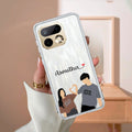 Dreamy Duo Customize Transparent Silicon Case For Realme 13 Pro Plus 5G