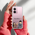 Dreamy Duo Customize Transparent Silicon Case For Realme 12X 5G