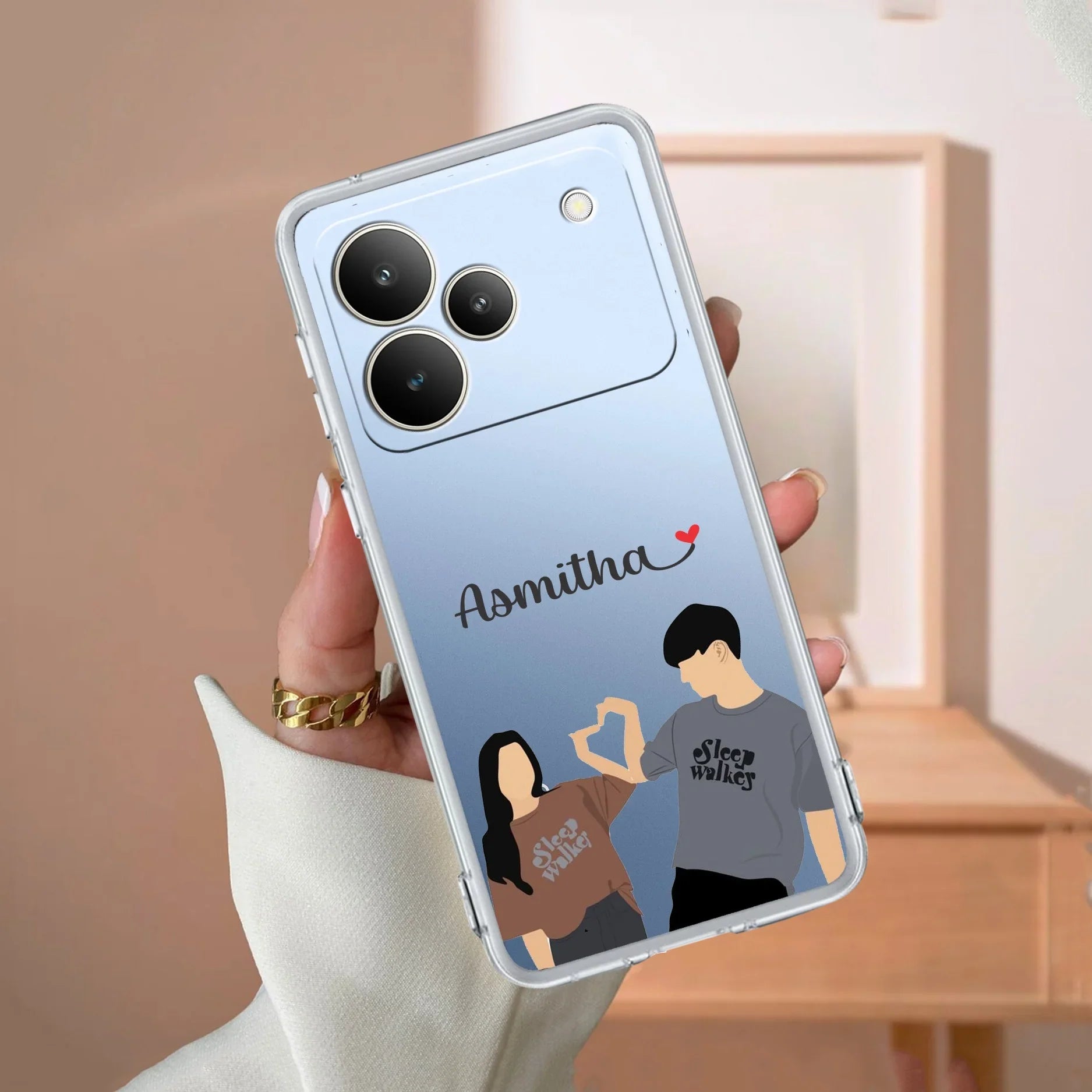 Dreamy Duo Customize Transparent Silicon Case For Realme/Narzo - ShopOnCliQ