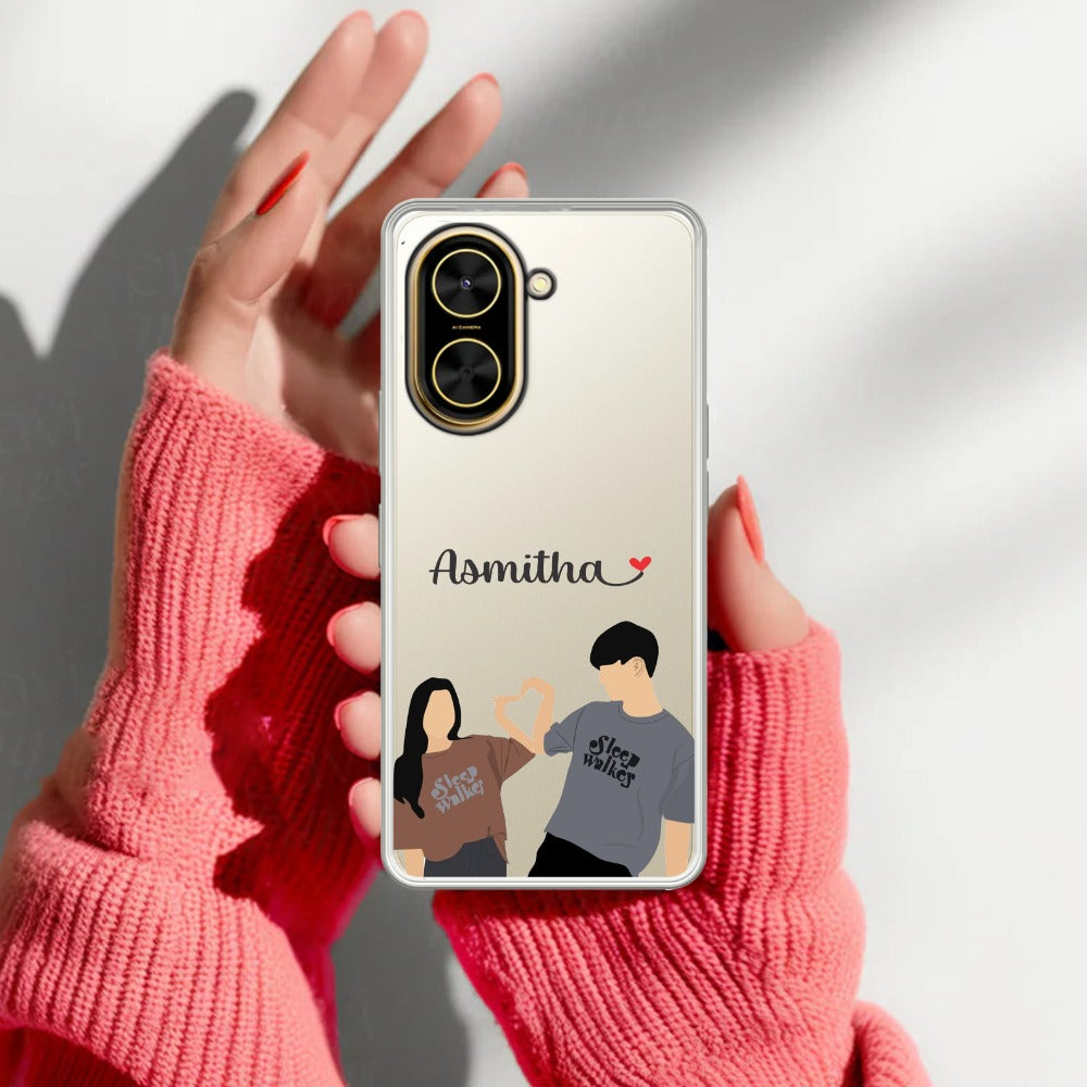Dreamy Duo Customize Transparent Silicon Case For Redmi/Xiaomi