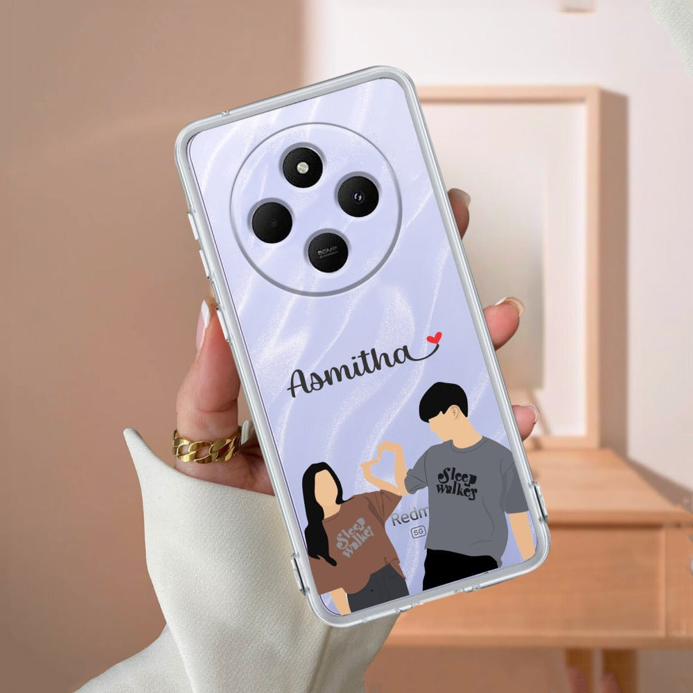 Dreamy Duo Customize Transparent Silicon Case For Redmi/Xiaomi