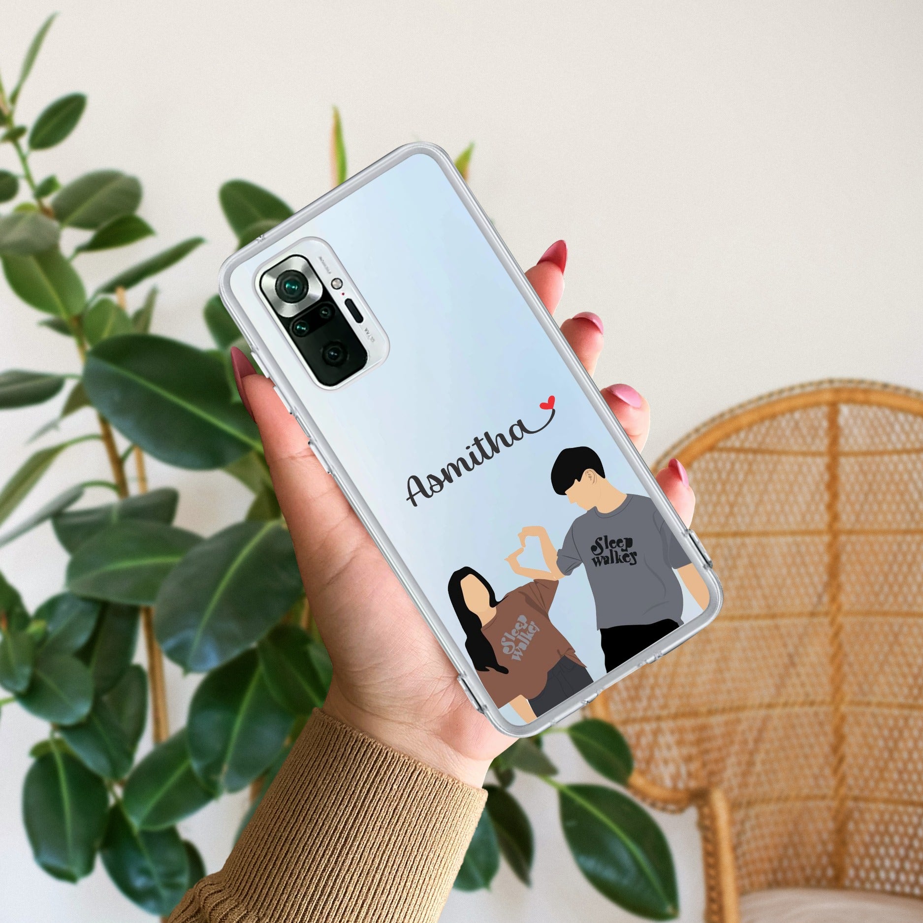 Dreamy Duo Customize Anti Yellow Case For Redmi Note 10 Pro / Redmi Note 10 Pro Max