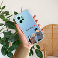 Dreamy Duo Customize Transparent Silicon Case For Redmi Note 12 4G