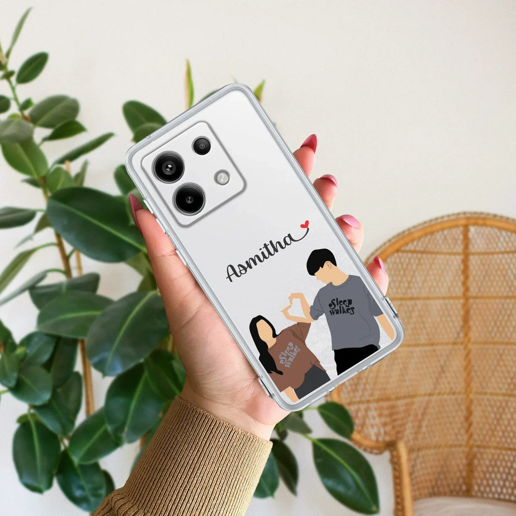 Dreamy Duo Customize Transparent Silicon Case For Mi 10T 5G / Mi 10T Pro