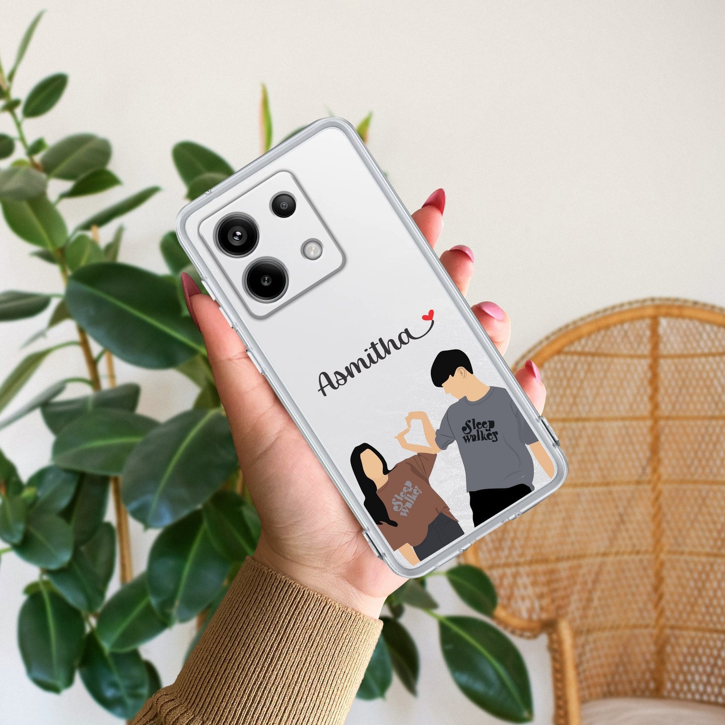 Dreamy Duo Customize Transparent Silicon Case For Redmi/Xiaomi