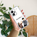 Dreamy Duo Customize Transparent Silicon Case For Redmi Note 13 Pro Plus 5G