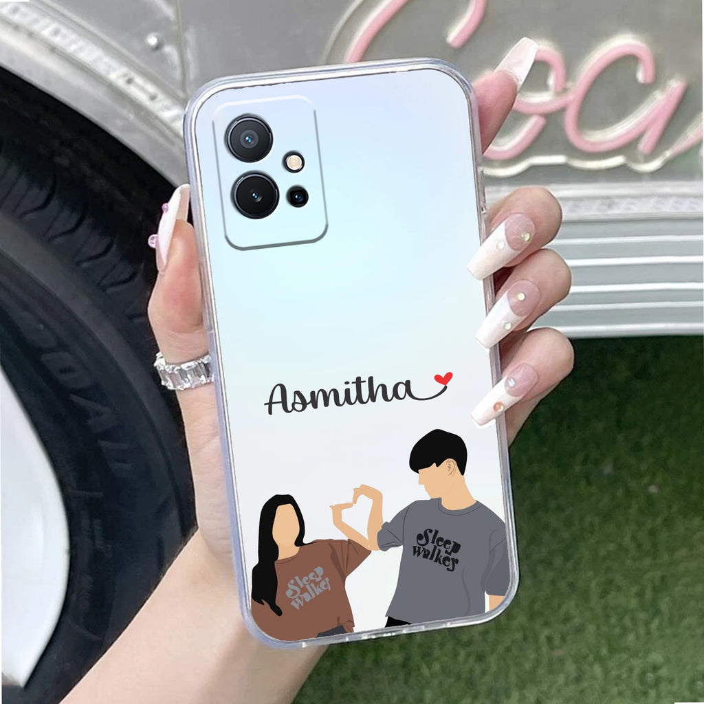 Dreamy Duo Customize Transparent Silicon Case For Vivo