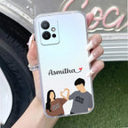 Dreamy Duo Customize Transparent Silicon Case For Vivo