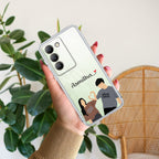 Dreamy Duo Customize Transparent Silicon Case For Vivo