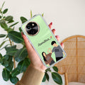Dreamy Duo Customize Transparent Silicon Case For Vivo T3X 5G