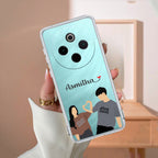 Dreamy Duo Customize Transparent Silicon Case For Vivo