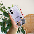 Dreamy Duo Customize Transparent Silicon Case For Vivo T5X 5G