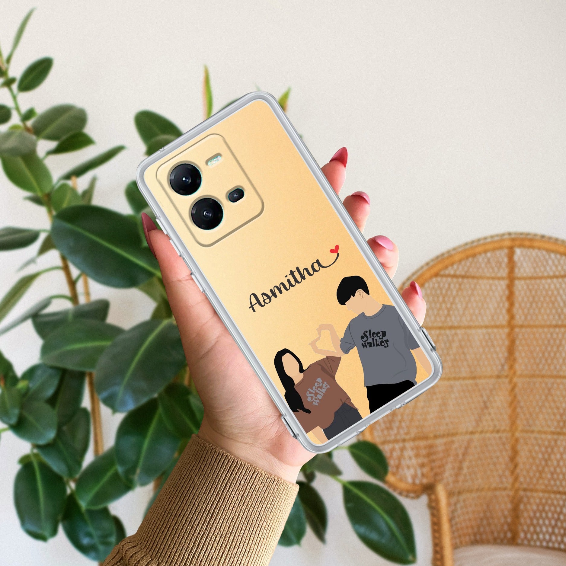 Dreamy Duo Customize Transparent Silicon Case For Vivo Y33s / Vivo Y33T