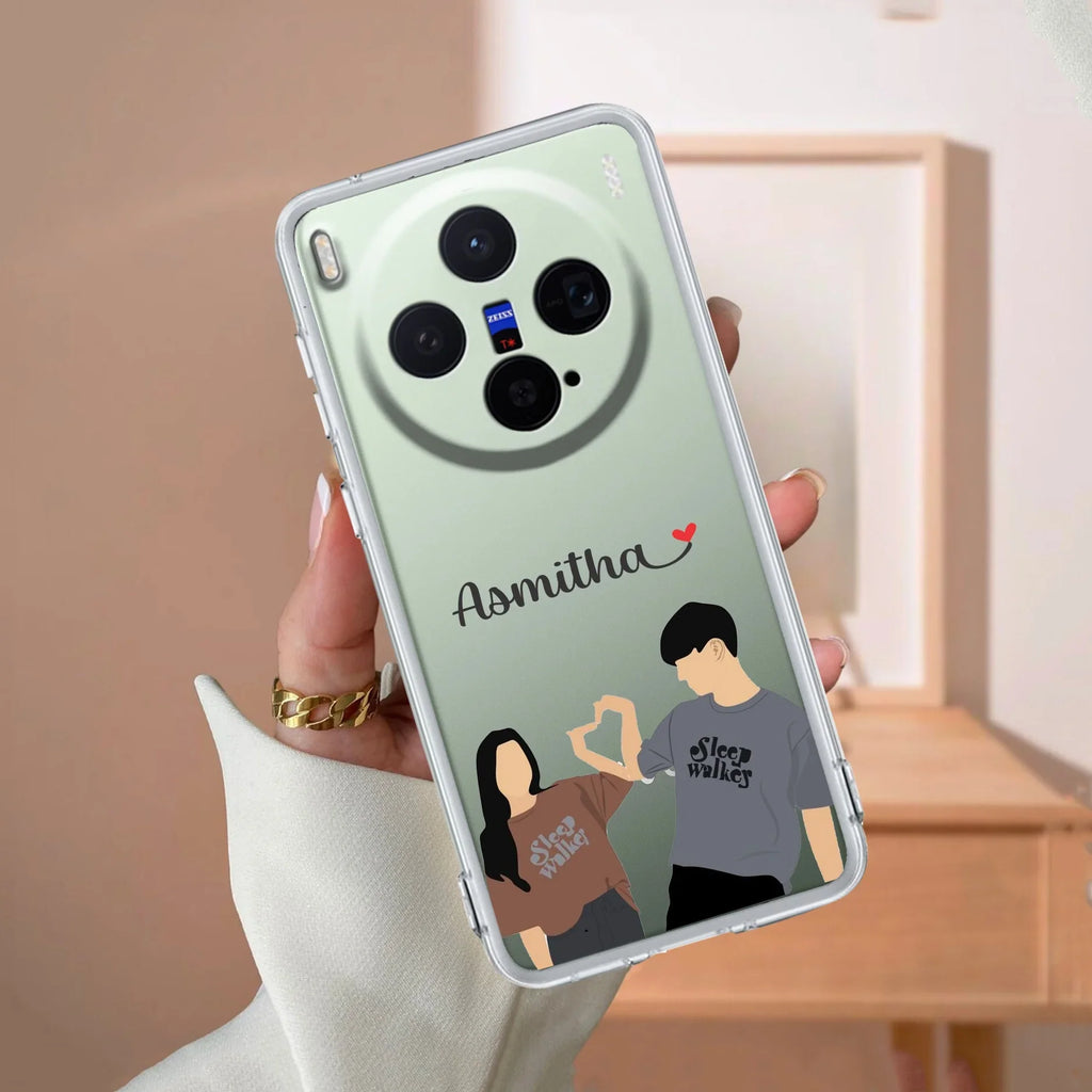 Dreamy Duo Customize Transparent Silicon Case For Vivo - ShopOnCliQ