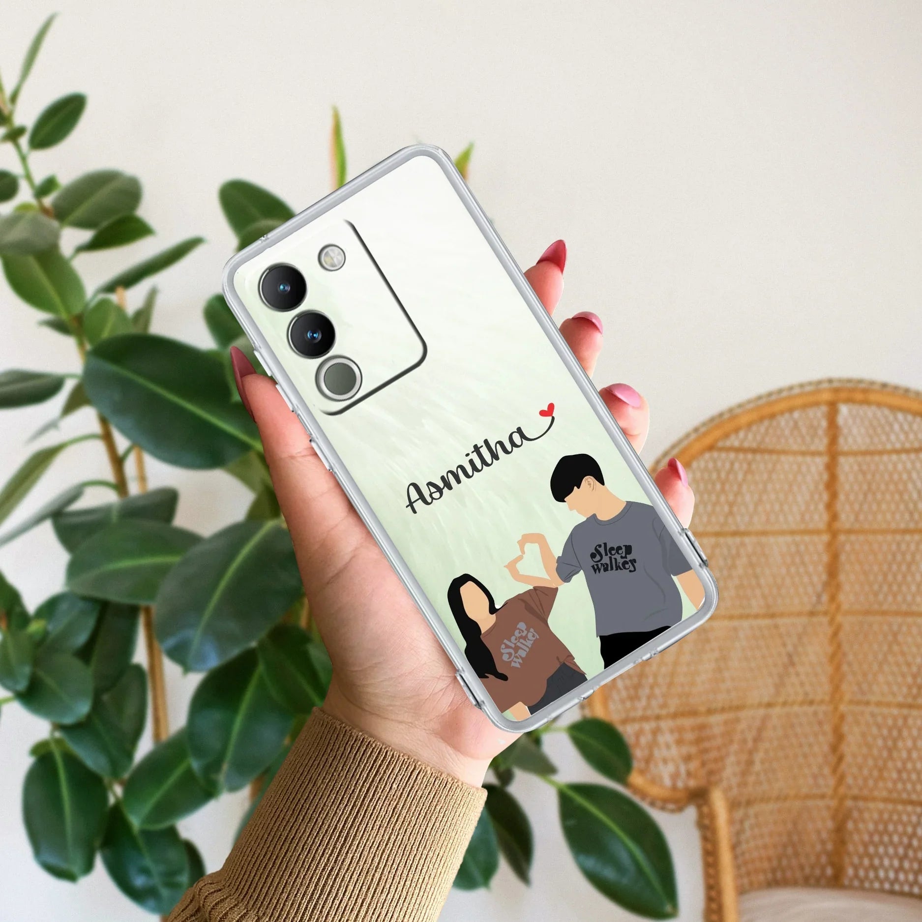 Dreamy Duo Customize Transparent Silicon Case For Vivo - ShopOnCliQ