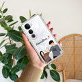 Dreamy Duo Customize Transparent Silicon Case For Vivo Y400 5G