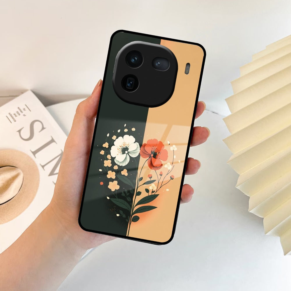 Dual Essence Glass Case Cover For iQOO