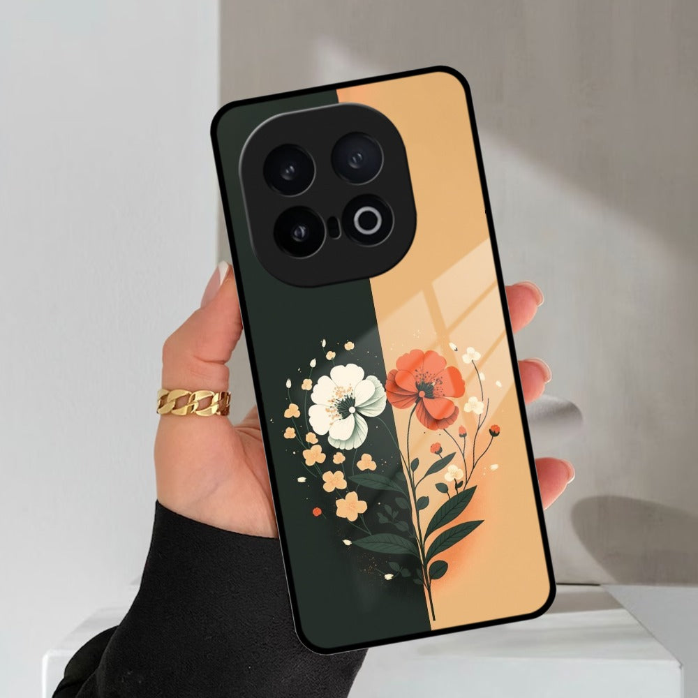 Dual Essence Glass Case Cover For iQOO