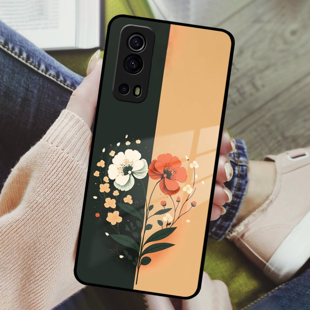 Dual Essence Glass Case Cover For iQOO