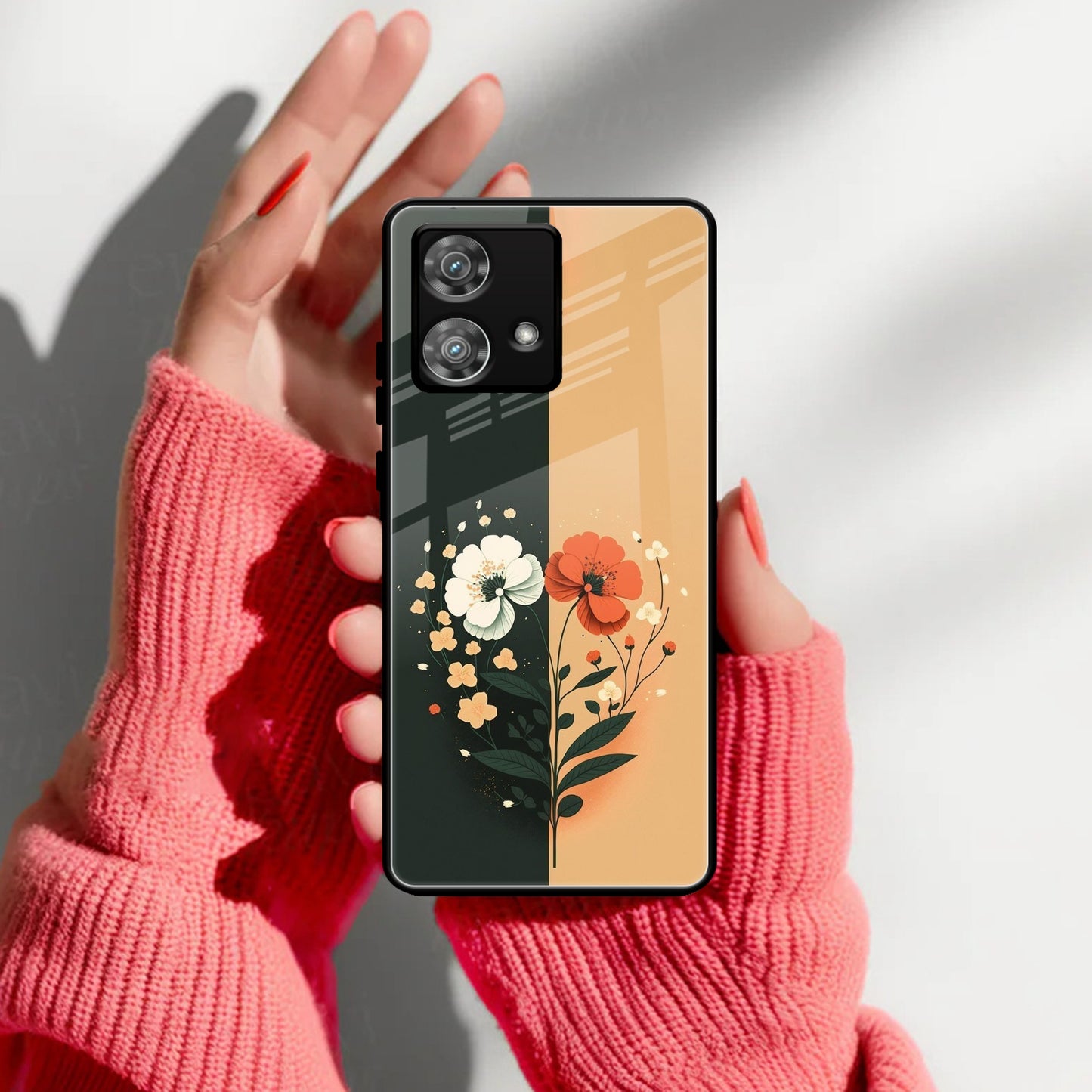 Dual Essence Glass Case Cover For Motorola