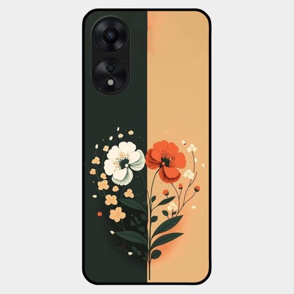 Dual Essence Glass Case Cover For Oppo A78 5G