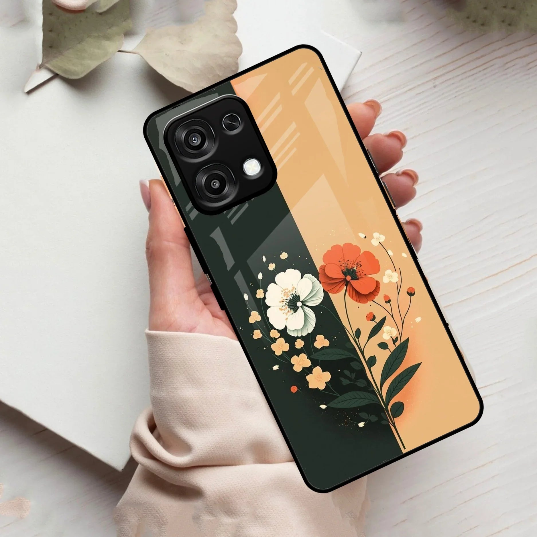 Dual Essence Glass Case Cover For Oppo