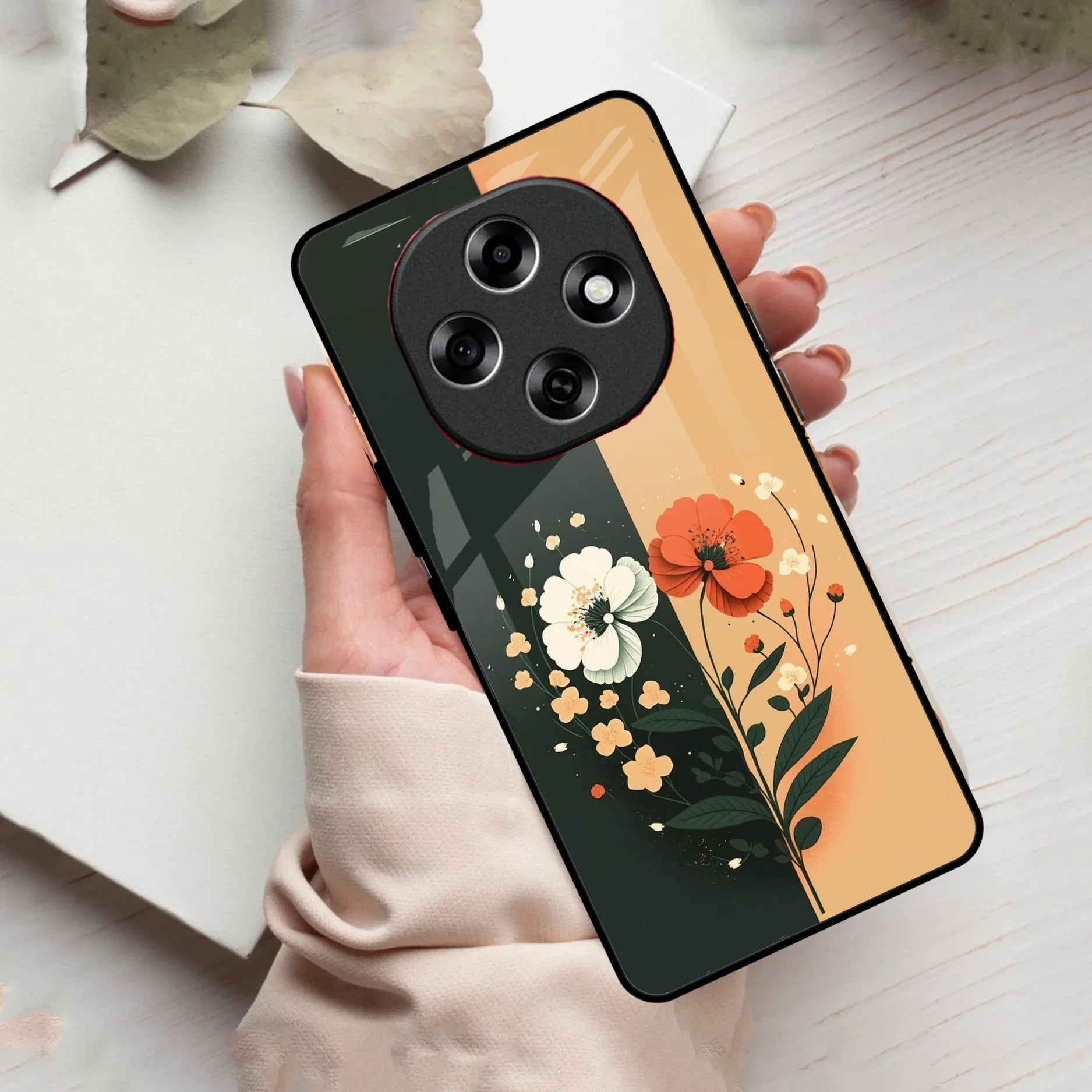 Dual Essence Glass Case Cover For Oppo