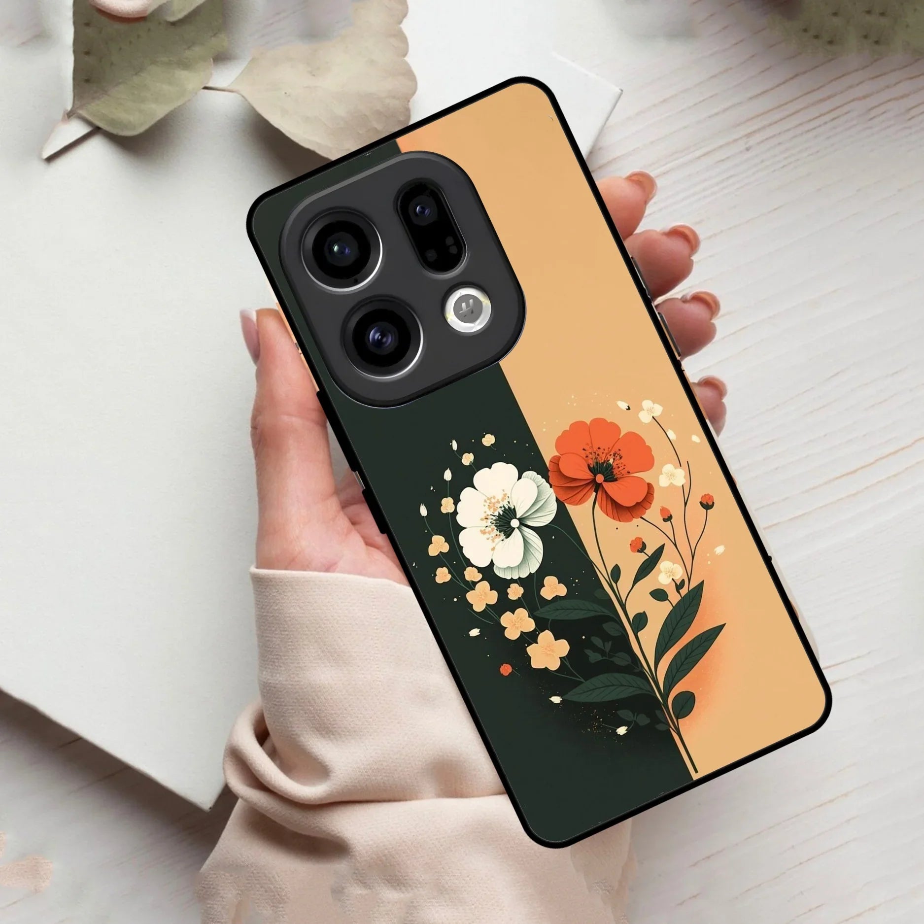 Dual Essence Glass Case Cover For Oppo