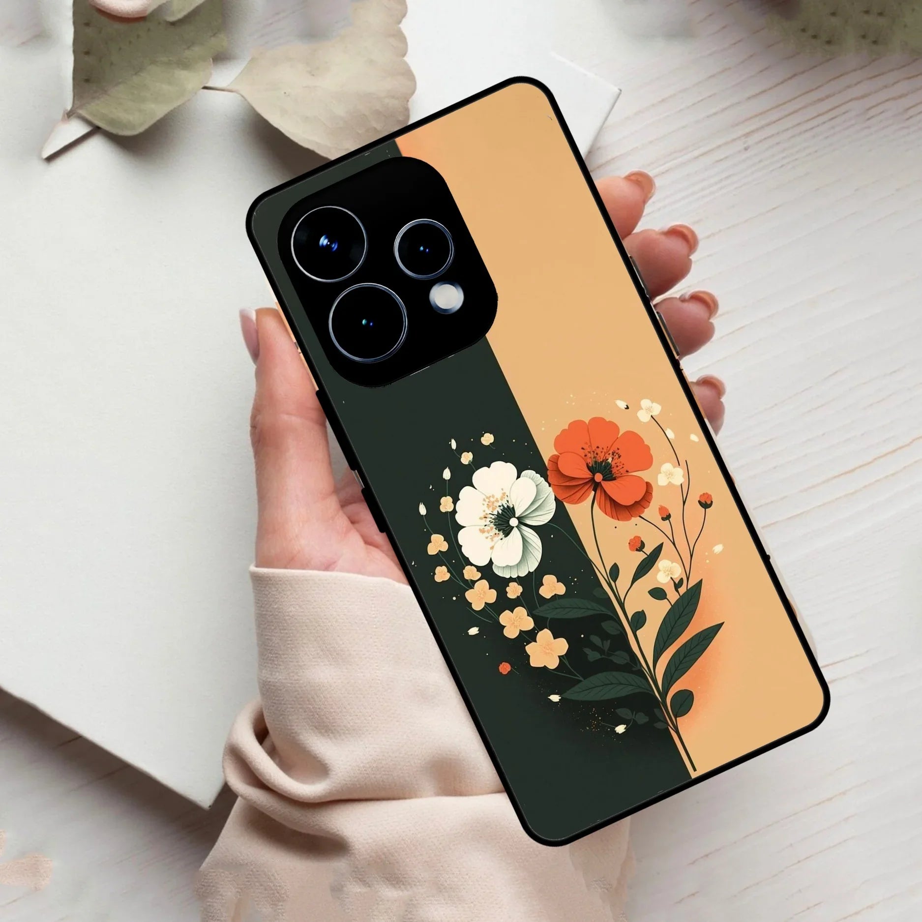 Dual Essence Glass Case Cover For Oppo